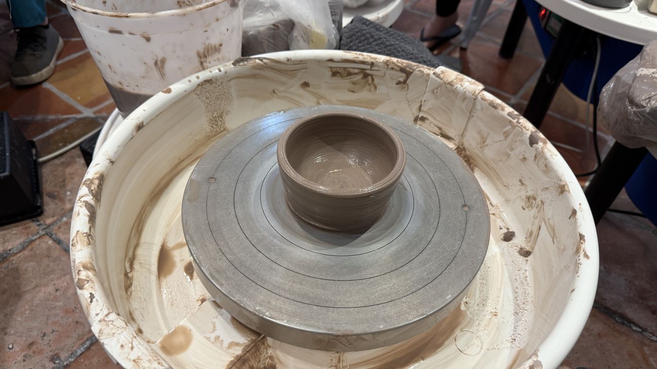 Pottery in progress